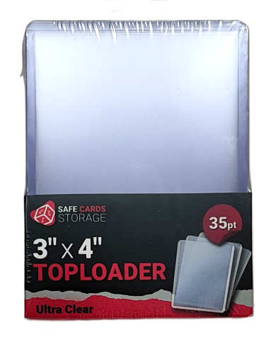 Toploader Regular 35PT 3"x4" Ultra Clear - 25szt. SCS