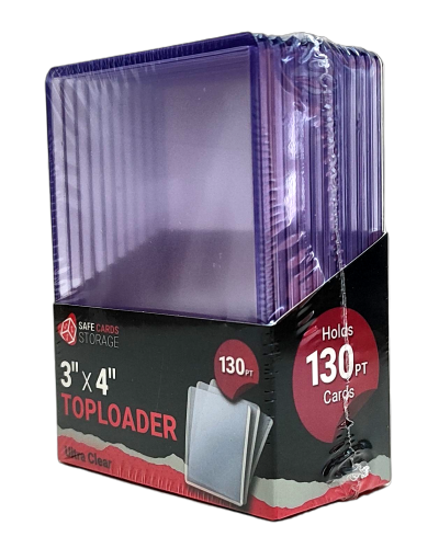 Toploader 130PT 3"x4" Ultra Clear 10 szt. SCS