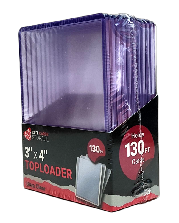 Toploader 130PT 3"x4" Ultra Clear 10 szt. SCS