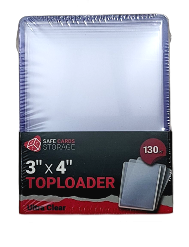 Toploader 130PT 3"x4" Ultra Clear 10 szt. SCS