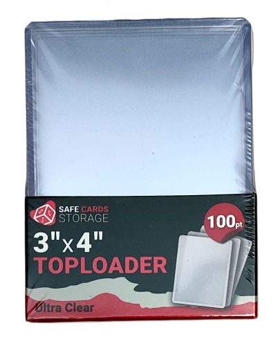 Toploader 100PT 3"x4" Ultra Clear 25szt. SCS