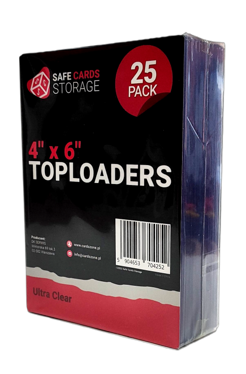 Toploader 35PT 4"x6" XXL - 25szt. SCS