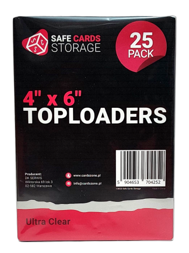 Toploader 35PT 4"x6" XXL - 25szt. SCS