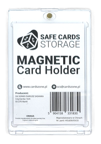 35PT One Touch Magnetic Holder na karty Ultra clear SCS