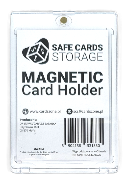 35PT One Touch Magnetic Holder na karty Ultra clear SCS