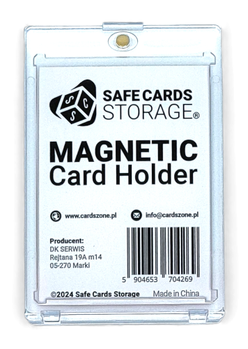 55PT One Touch Magnetic Holder na karty Ultra clear SCS