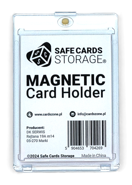 55PT One Touch Magnetic Holder na karty Ultra clear SCS