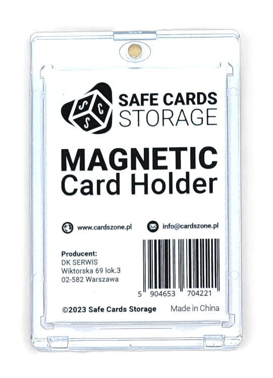 75PT One Touch Magnetic Holder na karty Ultra clear SCS