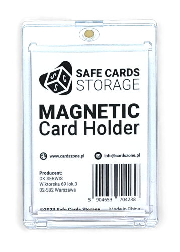 100PT One Touch Magnetic Holder na karty Ultra clear SCS