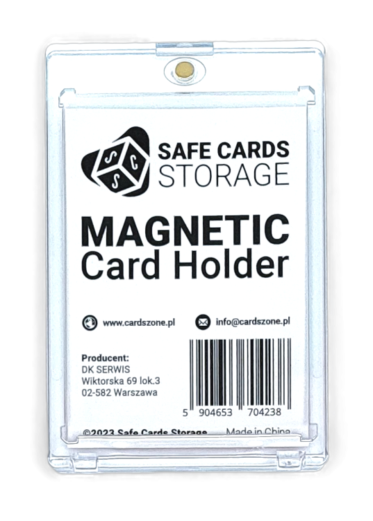 100PT One Touch Magnetic Holder na karty Ultra clear SCS