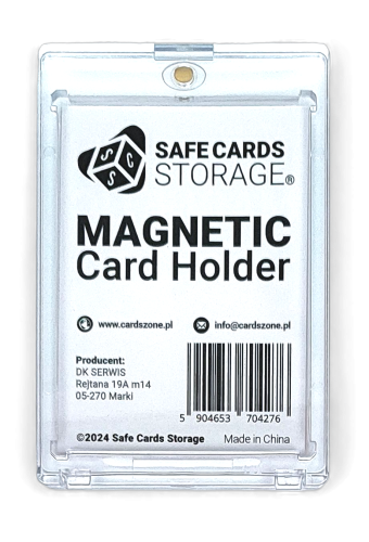180PT One Touch Magnetic Holder na karty Ultra clear SCS