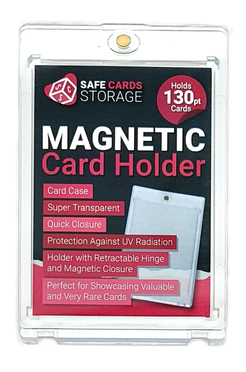 130PT One Touch Magnetic Holder na karty Ultra clear SCS