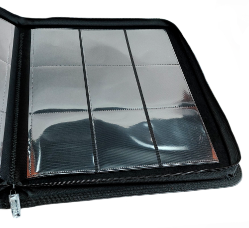 Album na karty w Toploaderach 9-pocket na 216 kart - Czarny