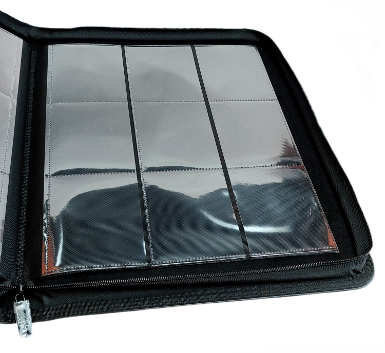 Album na karty w Toploaderach 9-pocket na 216 kart - Czarny