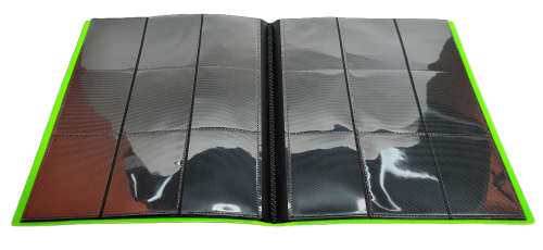 Album na karty 9-pocket na 360 kart - Zielony