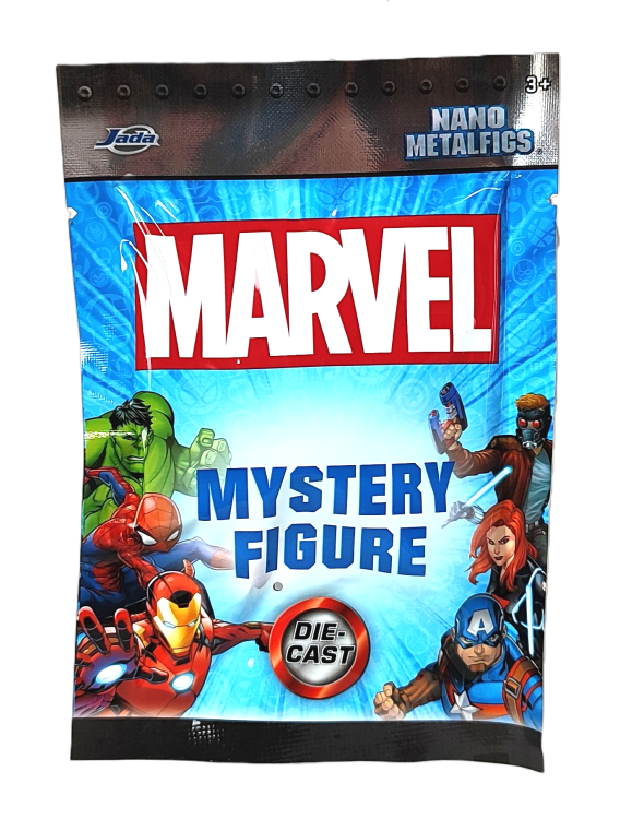 Metalowa mini figurka Marvel- saszetka niespodzianka.