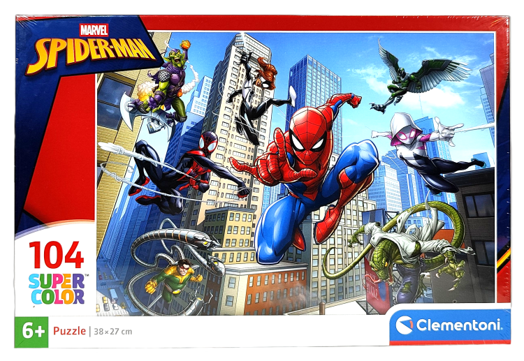 Puzzle Clementoni 104 Super kolor Spider-Man 25012