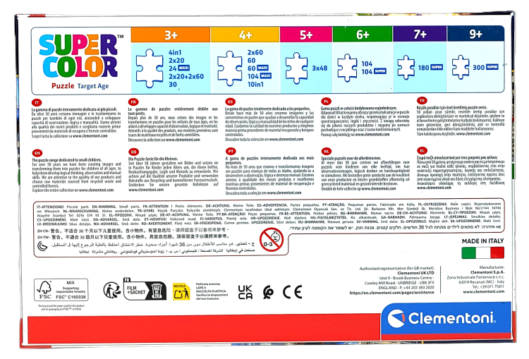 Puzzle Clementoni 104 Super kolor Spider-Man 25012