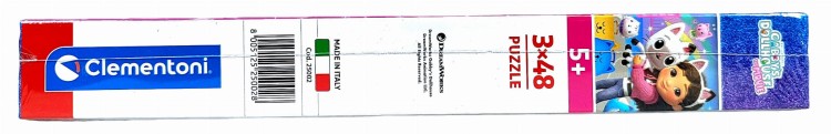 Puzzle Clementoni 3x48 Super kolor Koci domek Gabi 25002