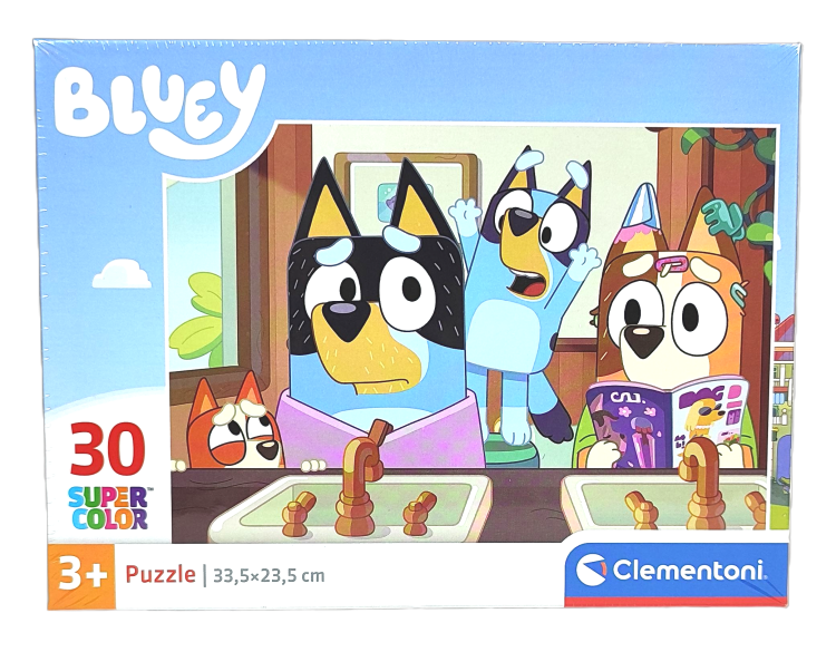 Puzzle Clementoni 30 Super kolor Bluey 20594