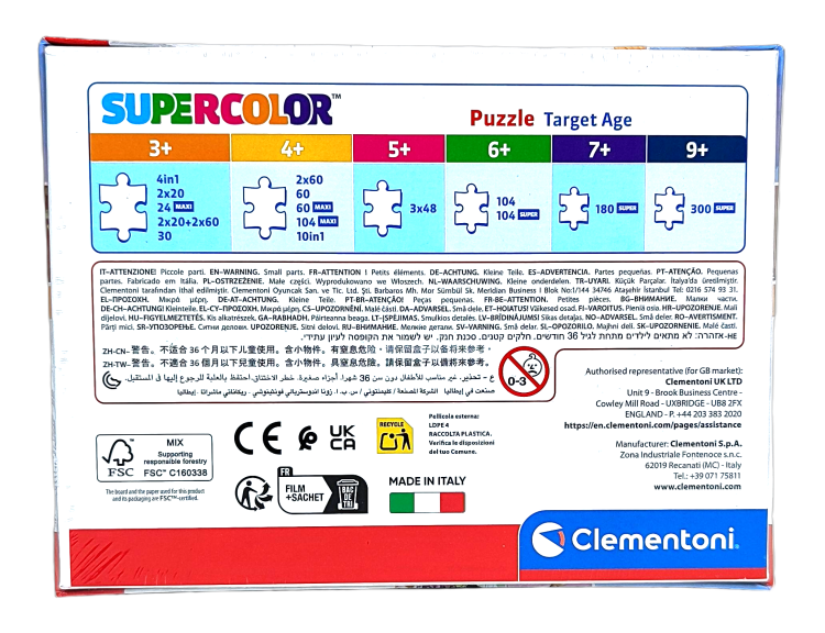 Puzzle Clementoni 30 Super kolor Bluey 20594