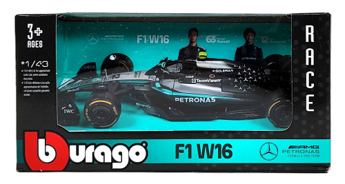 Bburago 1:43 BOLID F1 Mercedes AMG W16 2025 Kimi Antonelli