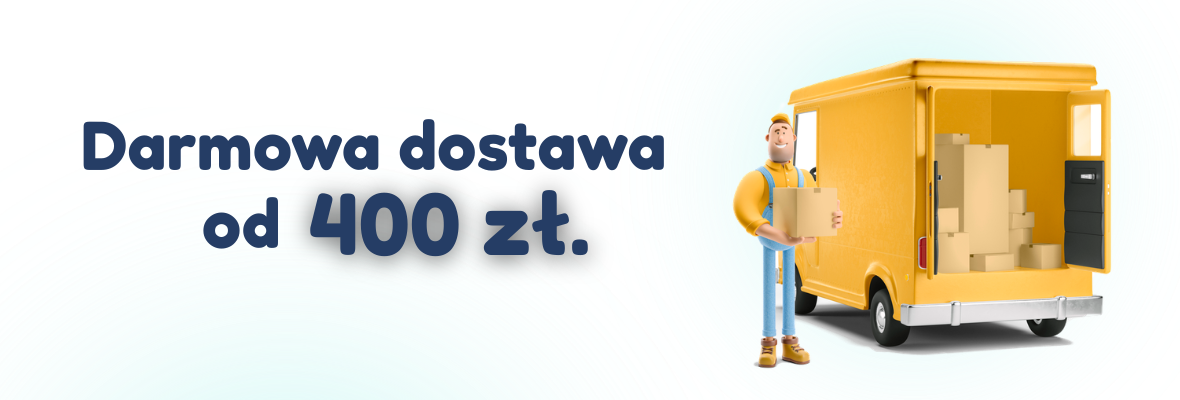 Darmowa dostawa od 400 złotych